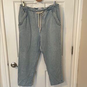 Frame Blue Drawstring Pants